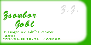 zsombor gobl business card